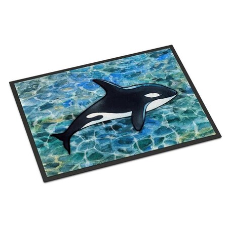 Carolines Treasures Carolines Treasures BB5348JMAT 24 x 36 in. Killer Whale Orca Indoor or Outdoor Mat BB5348JMAT